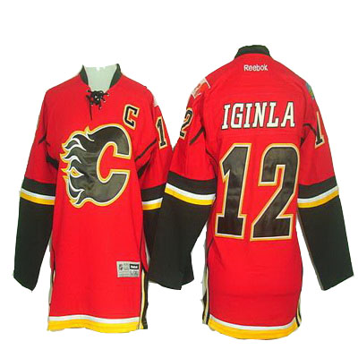 100% Brand New Calgary Flames 12 Jarome Iginla Red Youth NHL Hockey Jersey With Safe Shipping 100% Brand New Calgary Flames 12 Jarome Iginla Red Youth NHL Hockey Jersey With Safe Shipping